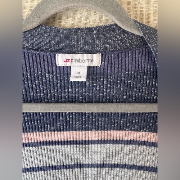 Multicolored‎ Long Sleeve Open Front Cardigan Size Medium - Picture 5 of 6